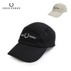 Fred Perry【フレッドペリー】5パネルツイルキャップ 5 PANEL BRANDED TWILL CAP HW9665 5パネルツイルキャップ ECRU 560 BLACK 102  エクリュ メンズ レディース ユニセックス