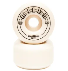 新品 マイルズ スケートボードウィール 99a 53mm コニカルハード