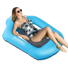 【在庫処分】水遊び 水遊び 海水浴 インフレータブルフロート 暑さ対策 プール 水上ハンモック 浮き輪ベッド フロート 浮き輪