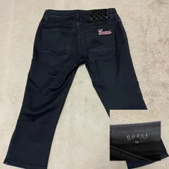 【新品未使用】GUCCI⭐️グッチ⭐️コーティング⭐️デニムパンツ⭐️スキニー⭐️ブラック スキニーパンツ GUCCI(グッチ) ボトムス(レディース) - 海外通販