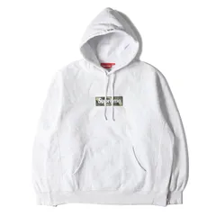 【美品】Supreme シュプリーム パーカー サイズ:L / 23AW カモフラージュ ボックスロゴ スウェットパーカー (Box Logo Hooded Sweatshirt) / アッシュグレー / トップス フーディー プルオーバー【メンズ】