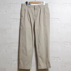USA古着 POLO RALPH LAUREN 2タックチノトラウザー ETHAN PANT ブラウン W32 L30