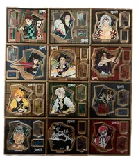 鬼滅の刃 アクリルフィギュアコレクション　全12種コンプリートセット　( 竈門炭治郎 / 竈門禰豆子 & 我妻善逸 & 嘴平伊之助 & 冨岡義勇 & 産屋敷 & 悲鳴嶼行冥 & 不死川実弥 & 伊黒小芭内 & 鬼舞辻無惨 & 猗窩座 & 黒死牟 & 童磨 )