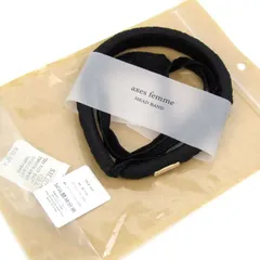 アクシーズファム Dignity リボン付きカチューシャ 未使用 ブラック ブランド ヘアアクセサリー レディース axes femme