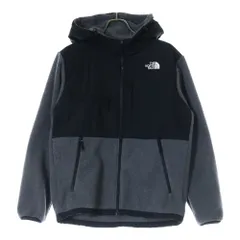 THE NORTH FACE (ザノースフェイス) DENALI HOODIE デナリ ジップアップフーディー フリースジャケット ブラック/グレー NA71832