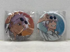 未開封★セガ ラッキーくじ E賞 五条悟 缶バッジ 2個セット 【P3647-008】083