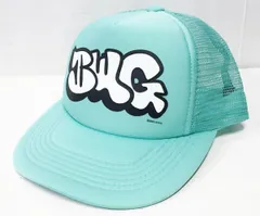 BLUCO WORK GARMENT ブルコ SLOW UP Trucker Hat ロゴプリント メッシュキャップ F ティファニーブルー トラッカー 帽子
