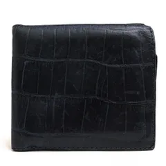 ⭐️未使用級⭐️フェリージ　クロコ型押し　レザー　二つ折り財布　452/1 Felisi 最大49%☆10/1限定 正規品1年保証 フェリージ 二つ折り