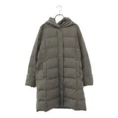 レイビームス フード付 ダウンコート 0 グレー Ray Beams レディース 古着 【240121】