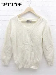 ◇ Simplicite シンプリシテェ PANTONE UNIVERSE ウール 長袖 ニット セーター アイボリー系 レディース 【中古】 【1002801337193】