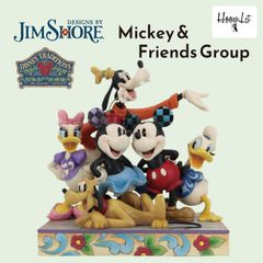 Jim Shore Mickey & Friends Pals Forever Disney Figure Doll Gift Present Stylish Interior Antique Mickey & Friends Group Disney Traditions JIM SHORE Official Import