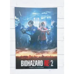 ☆ カプコンストア CAPCOM STORE 限定 POP UP ショップ ノベルティポストカード バイオハザード RE:2 ☆のサムネイル