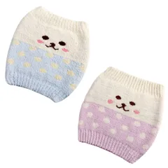 TikTrunk 腹巻き ボディウォーマー 2枚セット 大人用 防寒 冷え対策 保温 伸縮性 ふわふわ かわいいデザイン ブルー×パープル [ブルー/パープル]