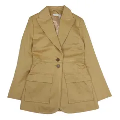 Chloe クロエ 後ろベルト付き テーラード ジャケット  ベージュ系 34【中古】のサムネイル