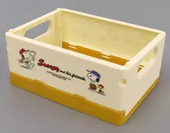 【中古】雑貨 9.集合 おりたたみ収納ケース イエロー 「サンリオ当りくじ スヌーピー当りくじ」