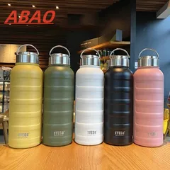 水筒 1リットル ステンレスボトル 保温保冷 真空断熱 広口設計 360ml/750ml/1000ml 大容量 スポーツ キャンプ ドリンクボトル