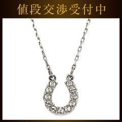 スワロフスキー ネックレス シルバー クリアストーン Towards