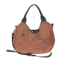 ✨美品✨ ラシット 2way ショルダーバッグ 総柄 ジッパー ピンク色 