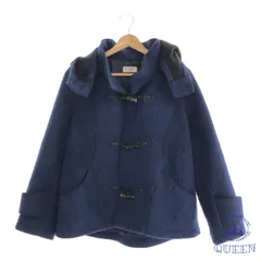 ☆美品☆ esseNtieL HIROKO BIS エッセンシャル ヒロコビス アウター ジャケット ダッフルコート シンプル 長袖 レディース ネイビー 11 901-13079 送料無料 古着