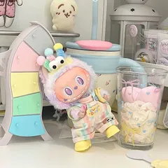 POP MART LABUBU ラブブ　ぬいぐるみ　ソラマチ　　店員ラブブ ラブブ⭐︎店員LABUBU Wacky Mart Series ぬいぐるみ⭐︎正規品