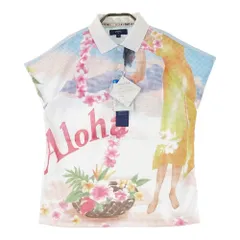 サイズ：M CALLAWAY キャロウェイ  半袖ポロシャツ 総柄 ホワイト系 [240101463785] ゴルフウェア レディース ストスト