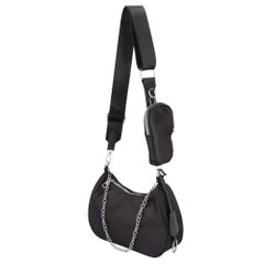 ☆ ブラック ☆ 2wayチェーンショルダーバッグ mmsbag25d ショルダーバッグ チェーン レディース 2way チェーンポシェット ポシェット ショルダーバック ショルダー 斜めかけ 肩掛け ななめ掛け ななめがけ 横型 小さい 小さめ ミニ