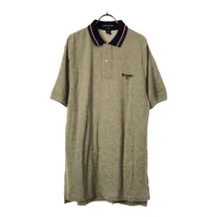 ポロスポーツ ラルフローレン 半袖 ポロシャツ L グレー POLO SPORT RALPH LAUREN 鹿の子地 メンズ