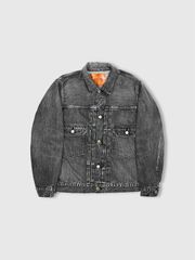 FULLCOUNT 2102 Dartford フルカウント デニム ジャケット メンズ Gジャン 2nd エイジング加工 13.7oz Type 2 Black Denim Jacket Dartford ブラックデニム 2102BKHW