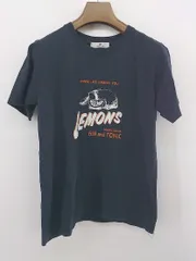 ◇ Sonny Label URBAN RESEARCH プリント 半袖 Tシャツ カットソー サイズF ネイビー オレンジ系 ホワイト レディース P  【中古】 【1212060001210】