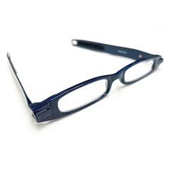 ケースのいらない老眼鏡 男女兼用　ブルー