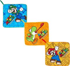 【送料無料】丸眞 ループ付きタオル 3枚組 任天堂 マリオ レッツチャレンジ キャラクター 入園入学グッズ 入園入学準備 保育園 幼稚園 小学校 男の子 4505000900