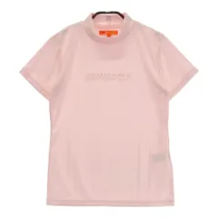 サイズ：S BEAMS GOLF ビームスゴルフ 2023年モデル ハイネック 半袖Tシャツ 3Dロゴ  ピンク系 [240101209259]# ゴルフウェア レディース ストストのサムネイル