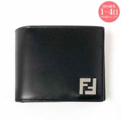 新品 FENDI フェンディ 7M0373 AFF2 F0GXN FFスクエア 二つ折り財布 メンズ