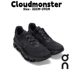 正規品 On Cloudmonster ジョギング スポーツ トレーニング ブラック