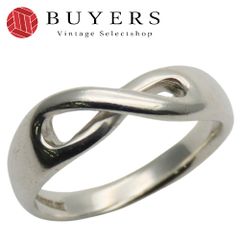 【中古】 ティファニー リング・指輪 インフィニティ シルバー925 約3.5g シルバー アクセサリー オシャレ シンプル レディース 女性 TIFFANY&Co.
