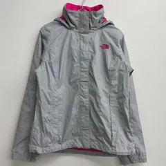THE NORTH FACE マウンテンパーカー ウインドブレーカー グレー/ピンク DRYVENT【レディースM】