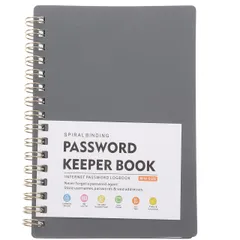 新品 NUOBESTY パスワードブック A6リング式パスワードブック アルファベットタブ付き デジタルアカウント管理用 PP 紙製 耐水加工 オフィス 在宅ワーク ビジネスパーソン向け 年末年始 新年度準備