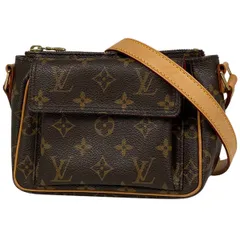 ルイ・ヴィトン Louis Vuitton ヴィバ シテ PM 斜め掛け ポシェット ショルダーバッグ モノグラム ブラウン M51165 レディース 【中古】