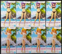 プライズ 2.5次元の誘惑 GLITTER&GLAMOURS リリエル ミリエラ 水着ver. 8個セット 美少女フィギュア まとめ
