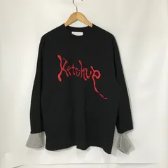 NEONSIGN 24SS ロンＴ 美品 N1753 長袖 カットソー Take On Sleeve Ketchup サイズ48 L相当 ネオンサイン トップス A13211◆のサムネイル