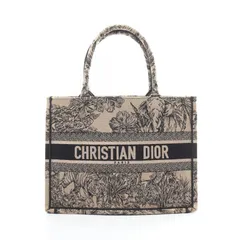 ディオール  BOOK TOTE ブックトート ミディアム エンブロイダリー トートバッグ