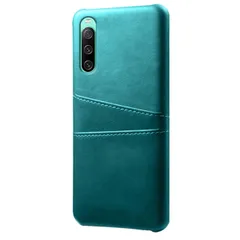Xperia 10 V ケース SO-52D SOG11 エクスペリア10 マーク5  カード収納 レザー スマート ケース 【Color】 ピーコックグリーン