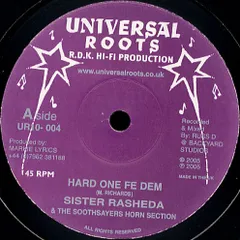 英10” Sister Rasheda & Soothsayers / RDK Hi-Fi Meets The Disciples Hard One Fe Dem / Hard Dub Fe Dem Universal Roots /00200