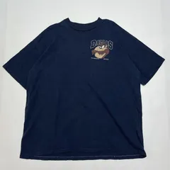 90's LOONEY TUNES COWBOYS USA製 ビンテージTシャツ XL 紺 ルーニー・テューンズ シングルステッチ