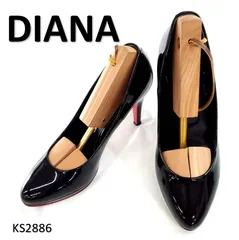 ダイアナ　エナメル　レッドソール　プラットフォーム　アーモンドトゥ　23.5cm