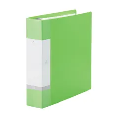 リヒトラブ リクエスト クリヤーブック ポケット交換タイプ A4 30穴 55+1ポケット 黄緑 G3808-6 （1点）