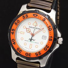 セイコー アルバ アクアギア オレンジベゼル ボーイズサイズ時計 