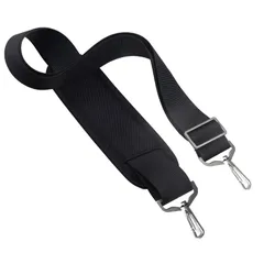 【在庫処分】145 cm ショルダーベルト 交換用肩掛けひも 調節可能ベルト [YFFSFDC] メッセージバッグ/ラップトップ/ビジネスバッグ/カメラケース/ダッフルバッグなど通用(ブラック)