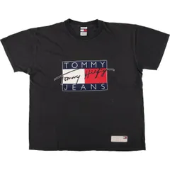 古着 90年代 トミーヒルフィガー TOMMY HILFIGER JEANS 半袖 ロゴTシャツ USA製 メンズXL相当 ヴィンテージ/eaa554055