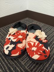 【在庫処分】介護用シューズ　あゆみ　【室内用】　L（23.5～24.5cm）　3E　華　＃レッド